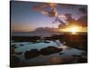 Sunset from Napili Point, Maui, Hawaii, USA-Charles Gurche-Stretched Canvas