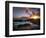 Sunset from Napili Point, Maui, Hawaii, USA-Charles Gurche-Framed Photographic Print