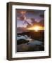 Sunset from Napili Point, Maui, Hawaii, USA-Charles Gurche-Framed Photographic Print