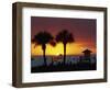 Sunset from Siesta Beach, Siesta Key, Sarasota, Florida, United States of America, North America-Tomlinson Ruth-Framed Photographic Print