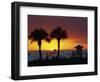 Sunset from Siesta Beach, Siesta Key, Sarasota, Florida, United States of America, North America-Tomlinson Ruth-Framed Photographic Print