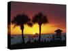 Sunset from Siesta Beach, Siesta Key, Sarasota, Florida, United States of America, North America-Tomlinson Ruth-Stretched Canvas