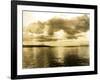 Sunset From Skinner and Eddy's Shipyard, 1919-Asahel Curtis-Framed Giclee Print