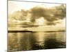 Sunset From Skinner and Eddy's Shipyard, 1919-Asahel Curtis-Mounted Giclee Print