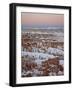 Sunset From Sunset Point With Fresh Snow, Bryce Canyon National Park, Utah, USA-James Hager-Framed Photographic Print