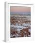 Sunset From Sunset Point With Fresh Snow, Bryce Canyon National Park, Utah, USA-James Hager-Framed Photographic Print