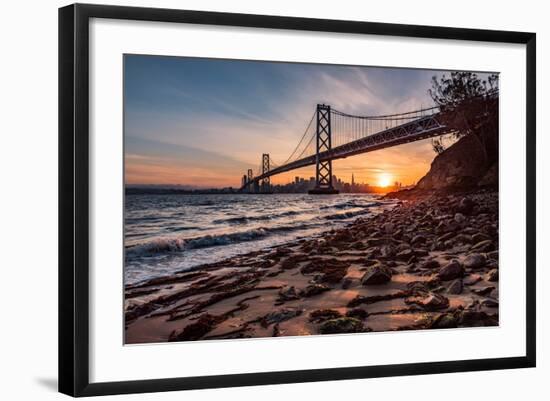 Sunset from the Island 2-Bruce Getty-Framed Photographic Print