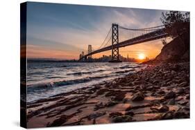 Sunset from the Island 2-Bruce Getty-Stretched Canvas