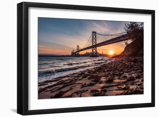 Sunset from the Island 2-Bruce Getty-Framed Photographic Print