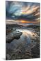 Sunset from the Tide Pools in La Jolla, Ca-Andrew Shoemaker-Mounted Premium Photographic Print