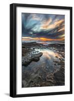Sunset from the Tide Pools in La Jolla, Ca-Andrew Shoemaker-Framed Photographic Print