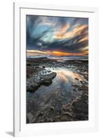 Sunset from the Tide Pools in La Jolla, Ca-Andrew Shoemaker-Framed Photographic Print