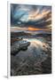 Sunset from the Tide Pools in La Jolla, Ca-Andrew Shoemaker-Framed Photographic Print