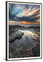 Sunset from the Tide Pools in La Jolla, Ca-Andrew Shoemaker-Framed Premium Photographic Print