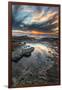 Sunset from the Tide Pools in La Jolla, Ca-Andrew Shoemaker-Framed Premium Photographic Print