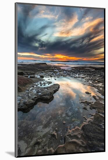 Sunset from the Tide Pools in La Jolla, Ca-Andrew Shoemaker-Mounted Photographic Print