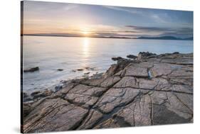 Sunset from, Washington State Park Anacortes, Washington State-Alan Majchrowicz-Stretched Canvas