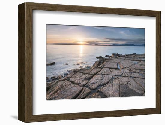 Sunset from, Washington State Park Anacortes, Washington State-Alan Majchrowicz-Framed Photographic Print