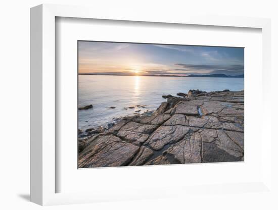 Sunset from, Washington State Park Anacortes, Washington State-Alan Majchrowicz-Framed Photographic Print