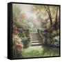 Sunset Garden-Jung Yoon-Framed Stretched Canvas