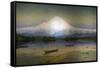 Sunset Glow Mt. Rainier-James Everett Stuart-Framed Stretched Canvas