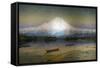 Sunset Glow Mt. Rainier-James Everett Stuart-Framed Stretched Canvas