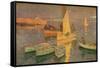 'Sunset Glow, St. Ives', 1925-Terrick Williams-Framed Stretched Canvas