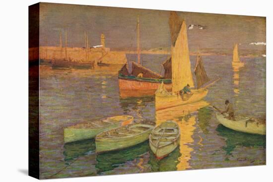 'Sunset Glow, St. Ives', 1925-Terrick Williams-Stretched Canvas