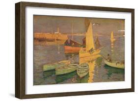 'Sunset Glow, St. Ives', 1925-Terrick Williams-Framed Giclee Print