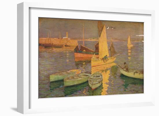 'Sunset Glow, St. Ives', 1925-Terrick Williams-Framed Giclee Print