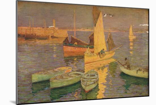 'Sunset Glow, St. Ives', 1925-Terrick Williams-Mounted Giclee Print