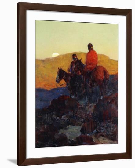 Sunset Glow-Frank Tenney Johnson-Framed Giclee Print