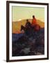 Sunset Glow-Frank Tenney Johnson-Framed Premium Giclee Print