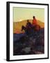 Sunset Glow-Frank Tenney Johnson-Framed Giclee Print