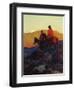 Sunset Glow-Frank Tenney Johnson-Framed Giclee Print