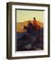 Sunset Glow-Frank Tenney Johnson-Framed Premium Giclee Print