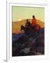 Sunset Glow-Frank Tenney Johnson-Framed Giclee Print