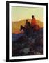 Sunset Glow-Frank Tenney Johnson-Framed Giclee Print