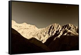 Sunset - Golden Canyon - Furnace Creek - Death Valley National Park - California - USA - North Amer-Philippe Hugonnard-Framed Stretched Canvas