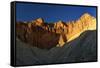 Sunset - Golden Canyon - Furnace Creek - Death Valley National Park - California - USA - North Amer-Philippe Hugonnard-Framed Stretched Canvas