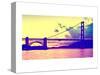 Sunset - Golden Gate Bridge - San Francisco - California - United States-Philippe Hugonnard-Stretched Canvas