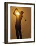 Sunset Golf Silhouette-null-Framed Premium Photographic Print