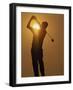Sunset Golf Silhouette-null-Framed Premium Photographic Print
