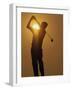 Sunset Golf Silhouette-null-Framed Premium Photographic Print