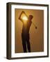 Sunset Golf Silhouette-null-Framed Photographic Print