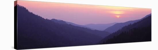Sunset, Great Smoky Mountains National Park, Tennessee, USA-null-Stretched Canvas