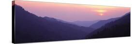 Sunset, Great Smoky Mountains National Park, Tennessee, USA-null-Stretched Canvas