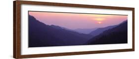 Sunset, Great Smoky Mountains National Park, Tennessee, USA-null-Framed Photographic Print