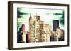 Sunset Green Sun-Philippe Hugonnard-Framed Giclee Print