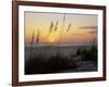 Sunset, Gulf Coast, Longboat Key, Anna Maria Island, Beach, Florida, USA-Fraser Hall-Framed Photographic Print